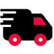 Picture of truck representing Fast Delivery