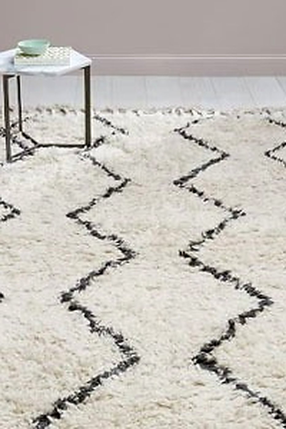Cream wool rug, hand-washed — cleaned by ABC Decorative Rugs